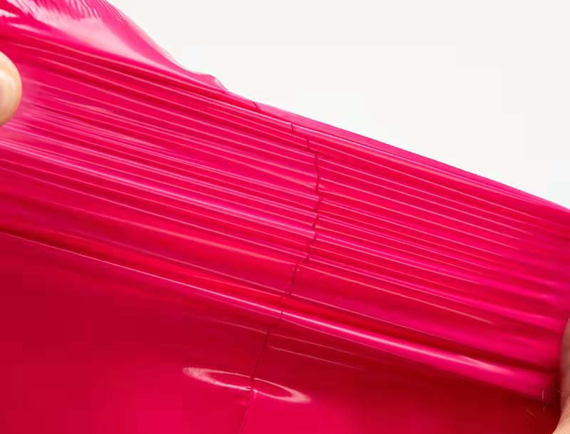 井陉玫红色快递袋-05